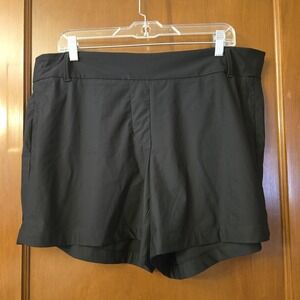 Spanx Sunshine Solutions Shorts Women's 1X Black Outdoors Summer Sports EUC